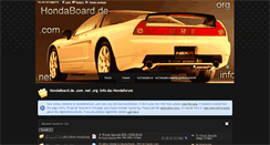 Desktop Screenshot of hondaboard.de