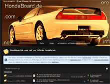 Tablet Screenshot of hondaboard.de